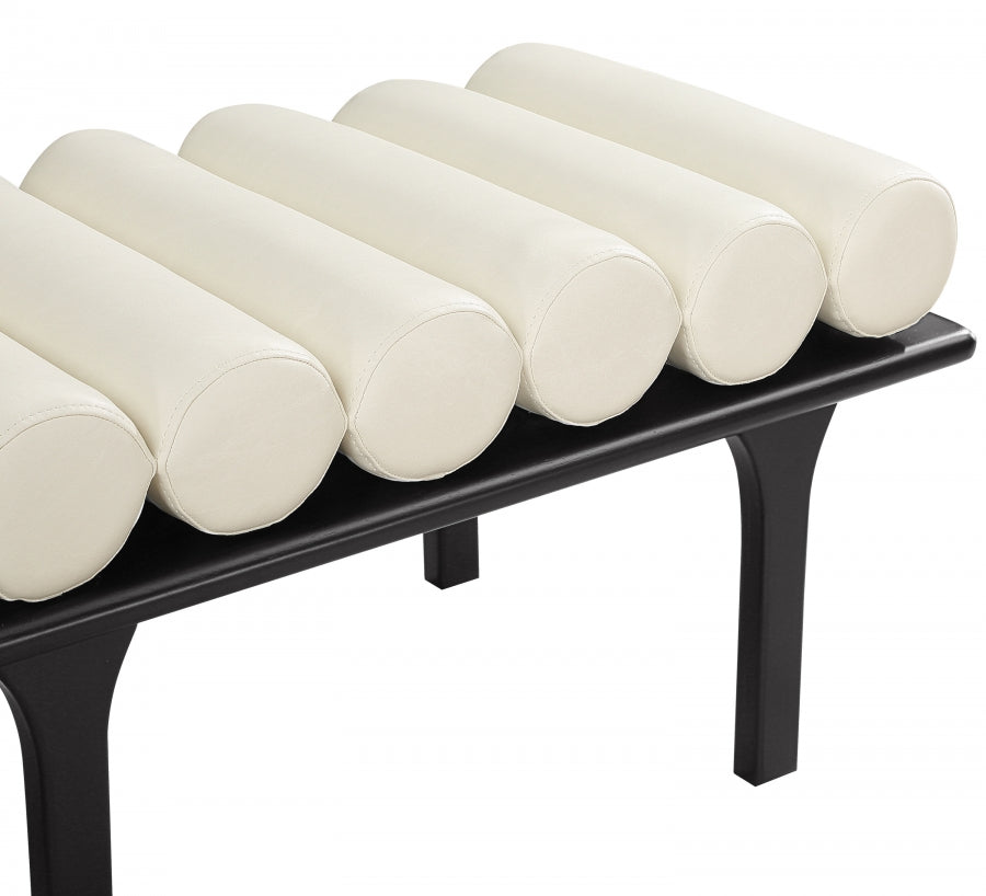 Landon Vegan Leather Upholstered Bench