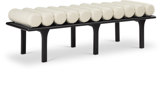 Landon Vegan Leather Upholstered Bench
