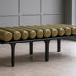 Landon Vegan Leather Upholstered Bench