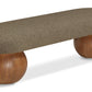 Bowie Boucle Fabric Bench