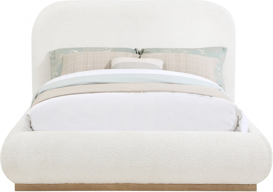 Vaughn Boucle Fabric Upholstered Bed