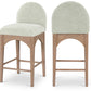 Waldorf Chenille Fabric Counter Stools
