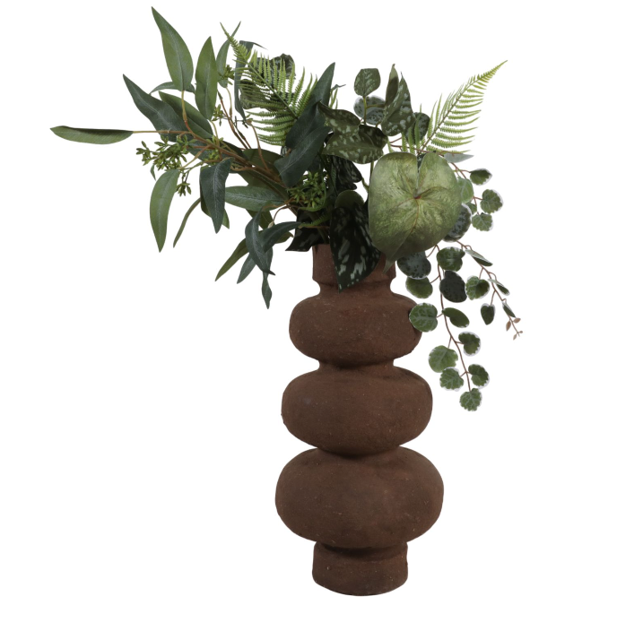 DOVERBROOK BROWN VASE 17 (IN)
