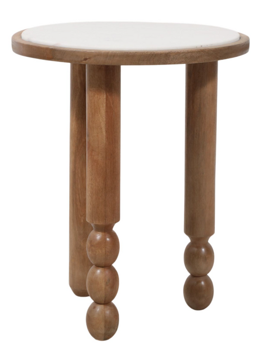 BELLWORTH WHITE TABLE 23 (IN)