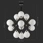 Cullen White Glass Chandelier
