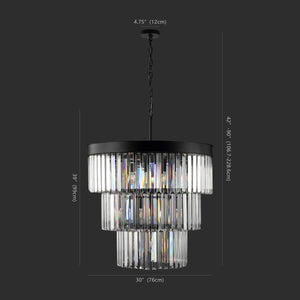 Coulette 3 Tier Crystal Chandelier