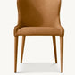 NICOLA SLOPE VEGAN LEATHER DINING SIDE CHAIR