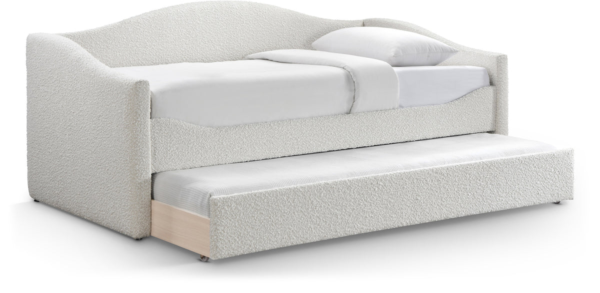Arlo Boucle Fabric Upholstered Twin Daybed