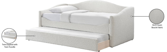 Arlo Boucle Fabric Upholstered Twin Daybed