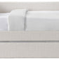 Colton Linen Textured Fabric Upholstered Twin Daybed