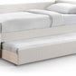 Colton Linen Textured Fabric Upholstered Twin Daybed