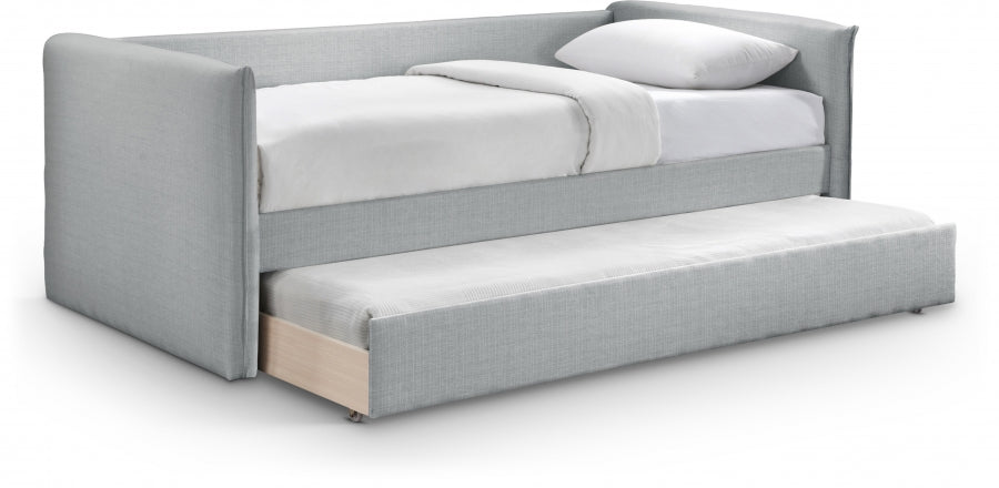 Colton Linen Textured Fabric Upholstered Twin Daybed