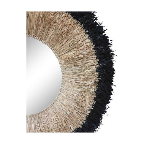 SUMBA MIRROR NATURAL AND BLACK