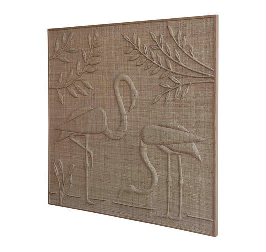 PALM LEFT WALL ART 22" X 50"