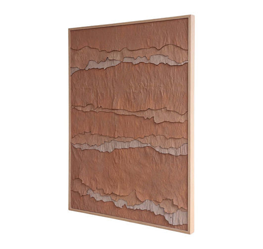 SENKEI WALL DECOR 30" X 40" BROWN & GREEN