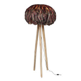 NUBA FLOOR LAMP BLACK AND RED