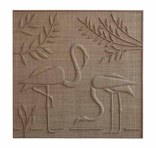 PALM LEFT WALL ART 22" X 50"