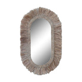 TIMOR OVAL MIRROR NATURAL