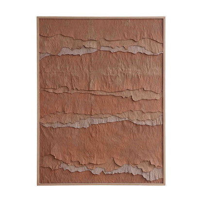 SENKEI WALL DECOR 30" X 40" BROWN & GREEN