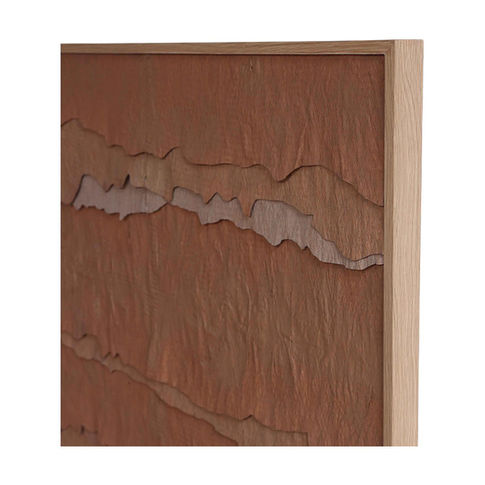 SENKEI WALL DECOR 30" X 40" BROWN & GREEN