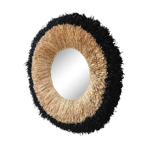 SUMBA MIRROR NATURAL AND BLACK