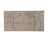 PALM LEFT WALL ART 22" X 50"