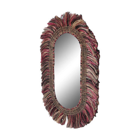 TIMOR OVAL MIRROR NATURAL