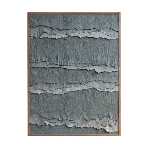 SENKEI WALL DECOR 30" X 40" BROWN & GREEN