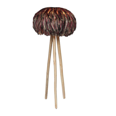 NUBA FLOOR LAMP BLACK AND RED