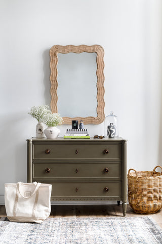 COOPER CLASSICS X ERIN GATES SCALLOPED LINDEN MIRROR