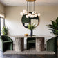 Messina 87" Marble Dining Table