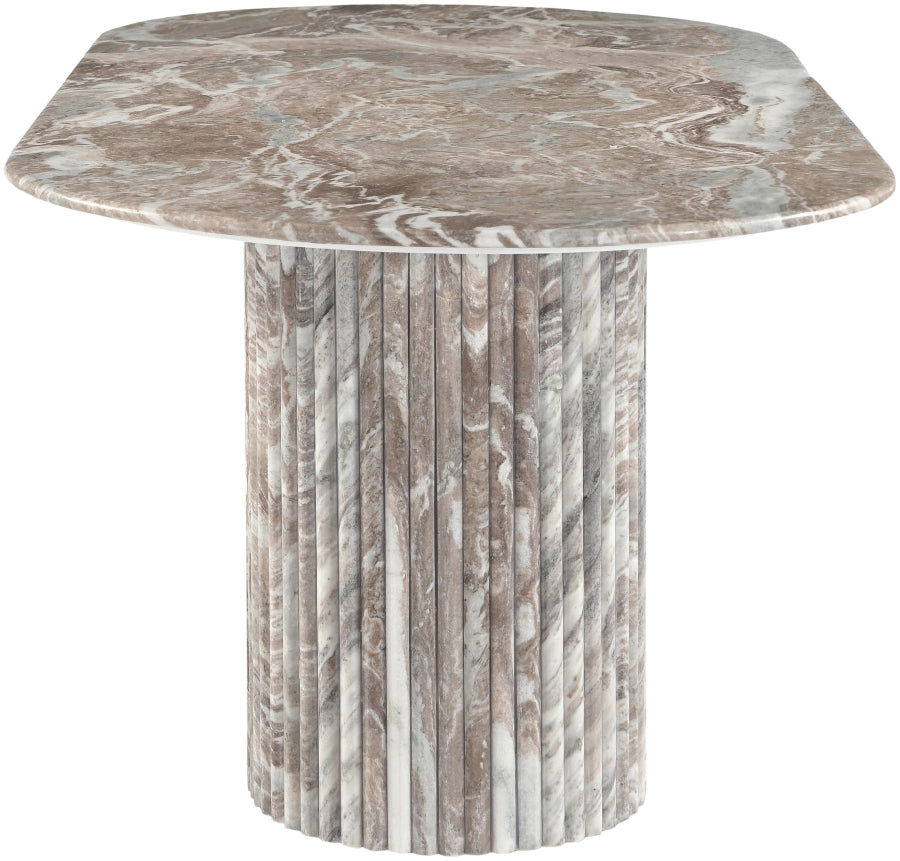 Messina 87" Marble Dining Table