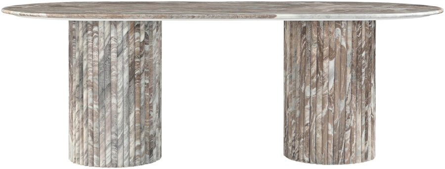 Messina 87" Marble Dining Table