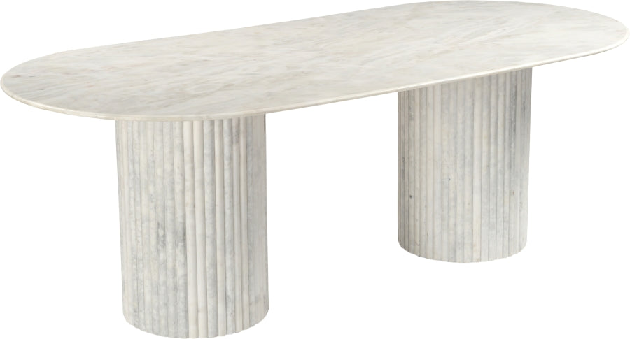 Messina 87" Marble Dining Table