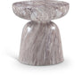 Avellino Marble Finish Indoor/Outdoor Concrete End Table