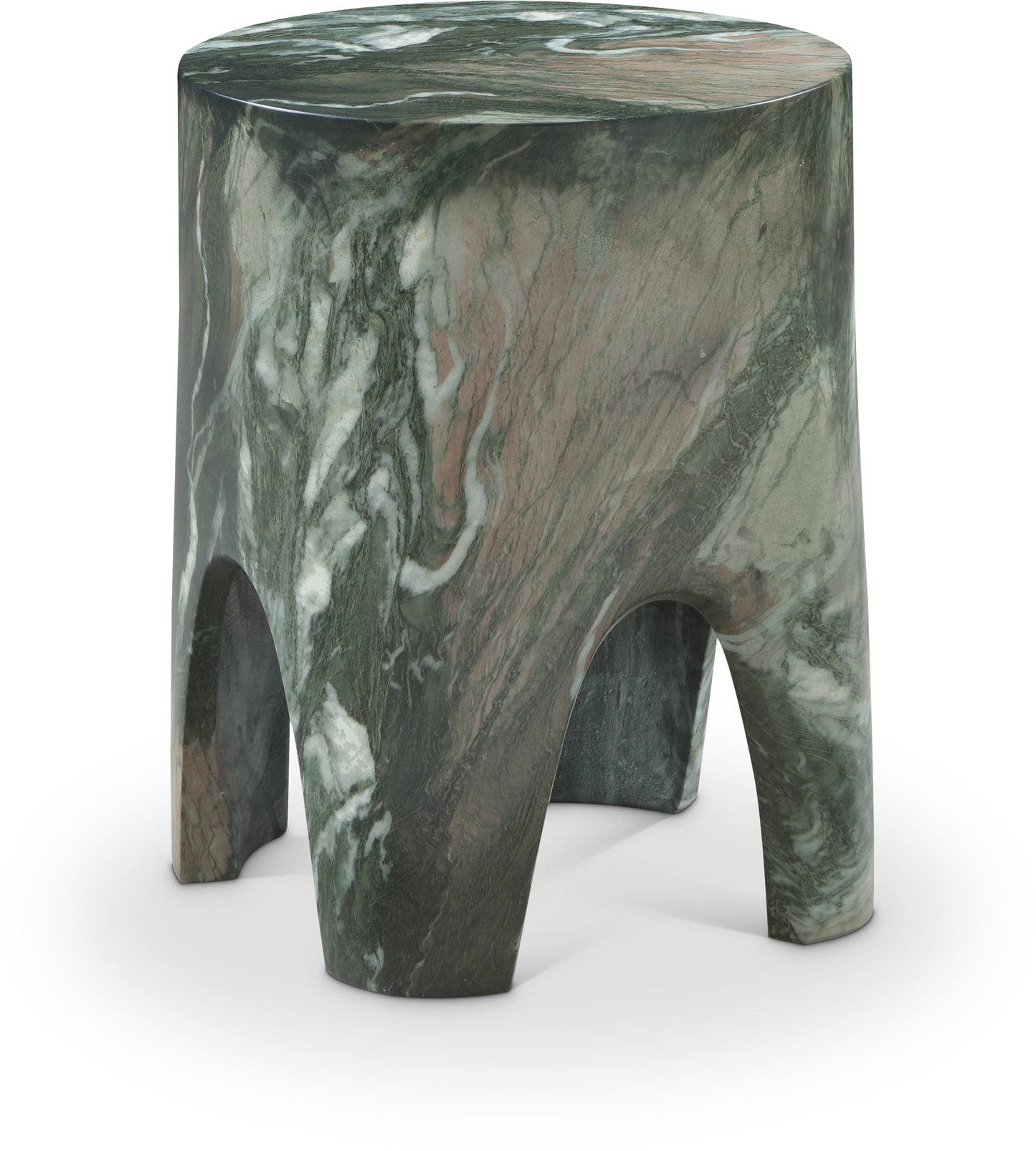 Foligno Marble Finish Indoor/Outdoor Concrete End Table