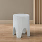Foligno Travertine Finish Indoor/Outdoor Concrete End Table