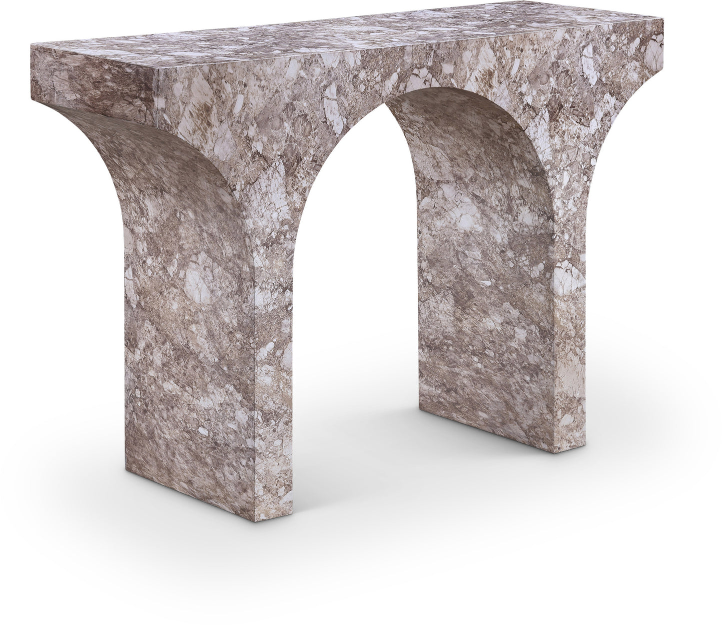 Pomezia Marble Finish Console Table