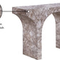 Pomezia Marble Finish Console Table