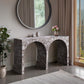 Faenza Marble Finish Console Table