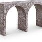 Faenza Marble Finish Console Table