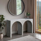 Faenza Marble Finish Console Table