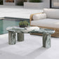 Sassari Travertine Finish Indoor/Outdoor Concrete Coffee Table