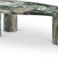 Sassari Travertine Finish Indoor/Outdoor Concrete Coffee Table