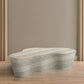 Monza Travertine Finish Indoor/Outdoor Concrete Coffee Table