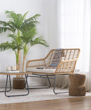 Cargar imagen en el visor de la galería, Antique Round Wooden Low Stool
