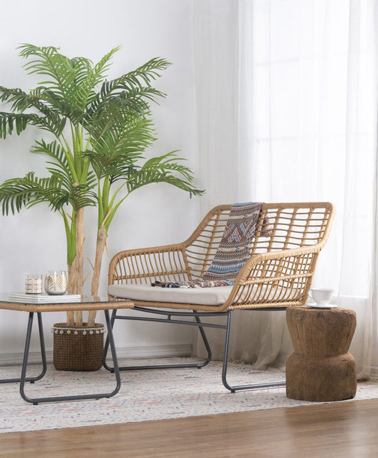 Antique Round Wooden Low Stool