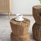 Antique Round Wooden Low Stool