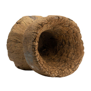 Antique Round Wooden Low Stool