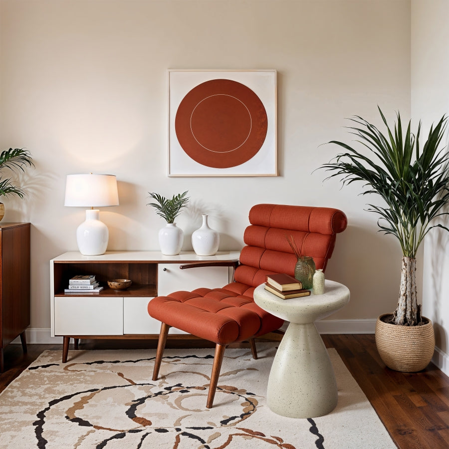 Anika Iron Terrazo End Table